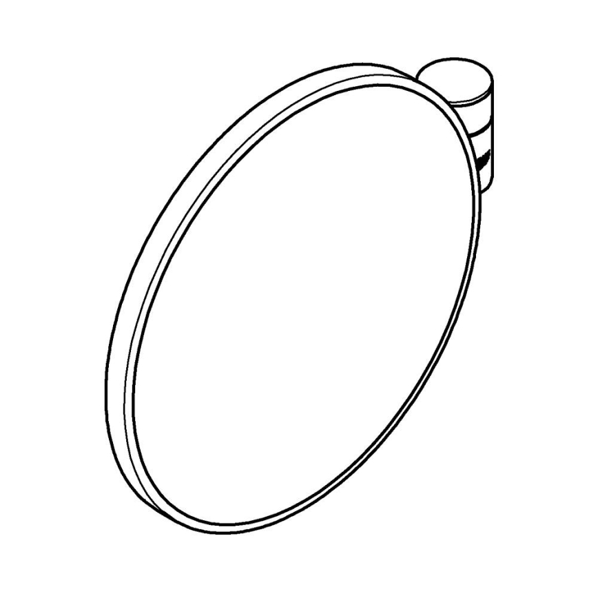 GROHE 41077000 - Kosmētiskais spogulis SELECTION 20 × 20 cm spīdīgs hroms