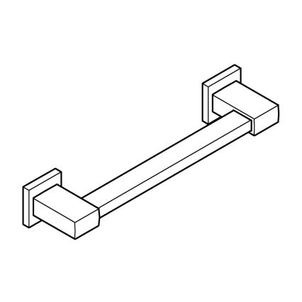 GROHE 41094DC0 - Rokturis START CUBE 354 mm melns