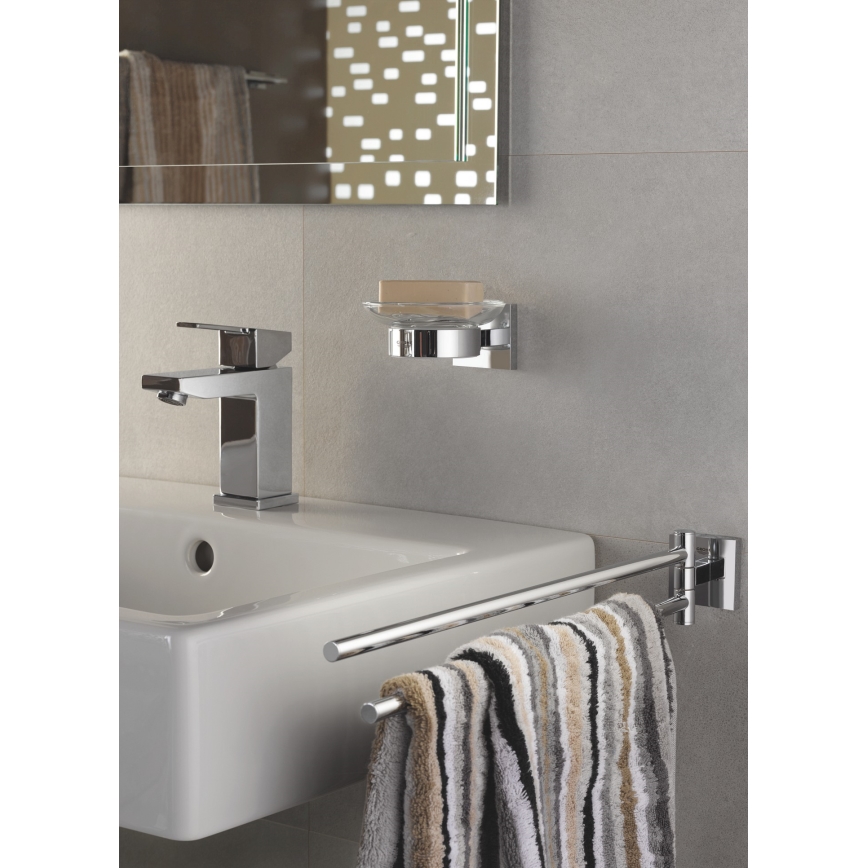 GROHE 41096000 - Ziepju trauks START CUBE 110 × 56 × 125 mm spīdīga hroma apdare