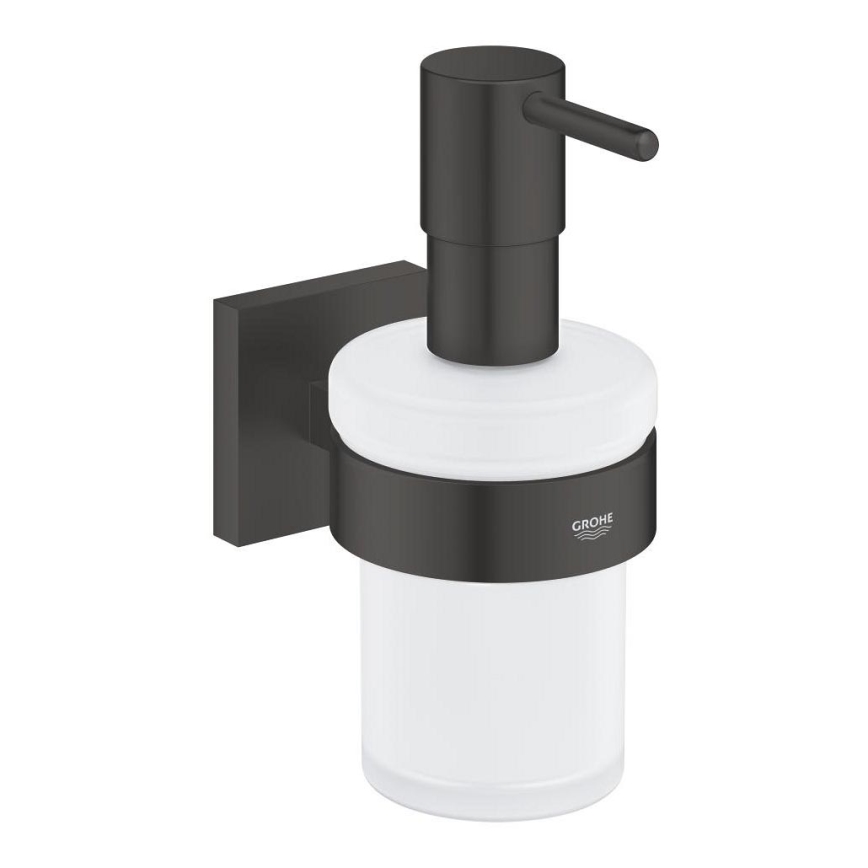GROHE 410982430 - Šķidro ziepju dozators START CUBE 158 × 126 × 72 mm melns