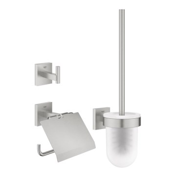 GROHE 41123DC0 - START CUBE piederumu komplekts, nerūsējošais tērauds