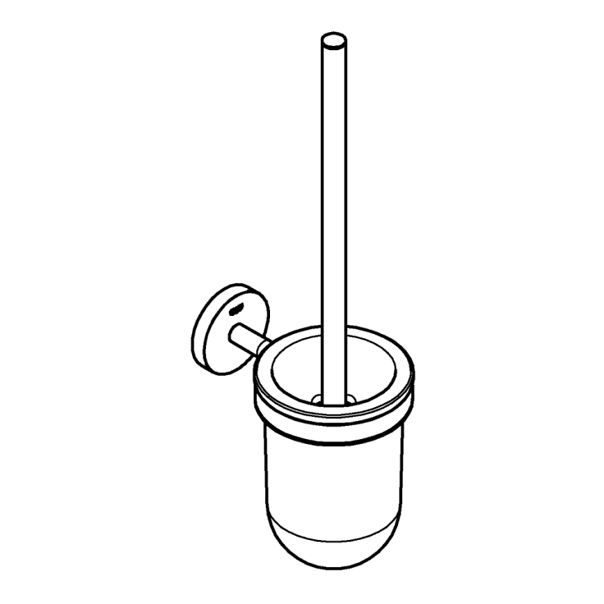 GROHE 41169000 - Tualetes tīrīšanas komplekts START matēts spīdīgs hroms