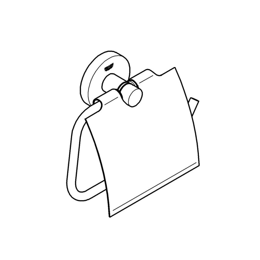 GROHE 41179DC0 - ESSENTIALS nerūsējošā tērauda tualetes papīra turētājs