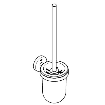 GROHE 41185000 - Tualetes tīrīšanas komplekts, spīdīga hroma apdare