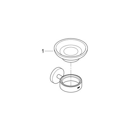 GROHE 41193000 - ESSENTIALS ziepju trauks spīdīgs hroms