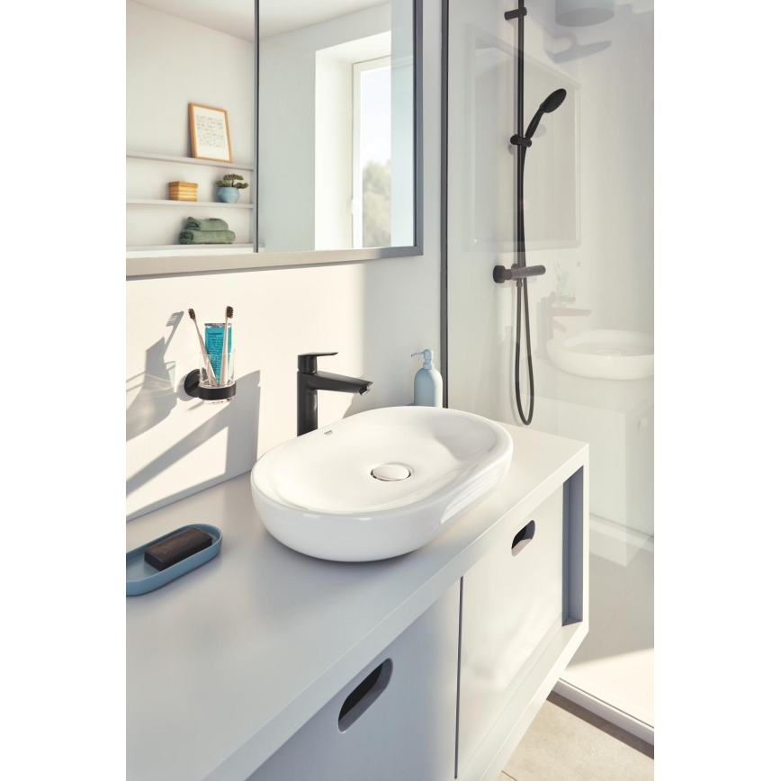 GROHE 411942430 - Melna stikla glāzīte ar turētāju START
