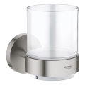 GROHE 41194DC0 - START glāze ar turētāju no nerūsējošā tērauda