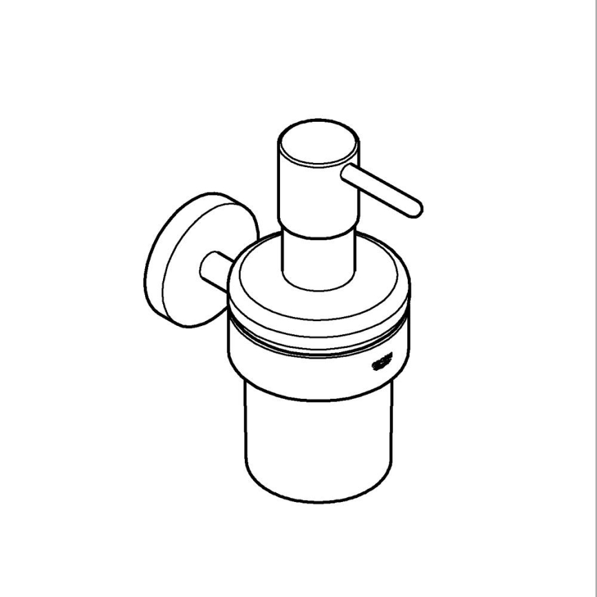 GROHE 41195DC0 - Šķidro ziepju dozators START 160 ml, nerūsējošā tērauda