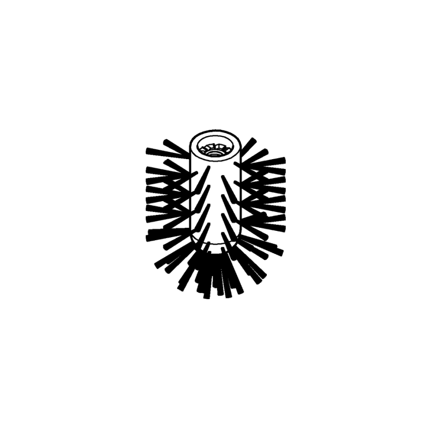 GROHE 41201L00 - Rezerves zobu birstes galviņa START, balta