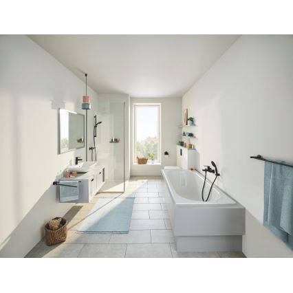 GROHE 412032430 - Divu stieņu dvieļu turētājs START 654 mm melns