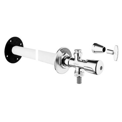 GROHE 41208000 - Āra sienas vārsts EUROTEC DN 15, spīdīgs hroms