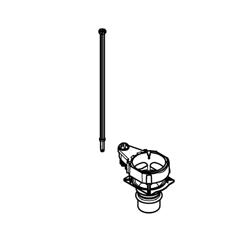 GROHE 42593000 - Vārsta sēdeklis skalošanas tvertnei GD 2, balts