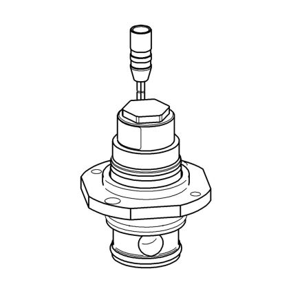 GROHE 42791000 - solenoīda vārsts ar sietiņu, piemērots 37751, spīdīgs hroms