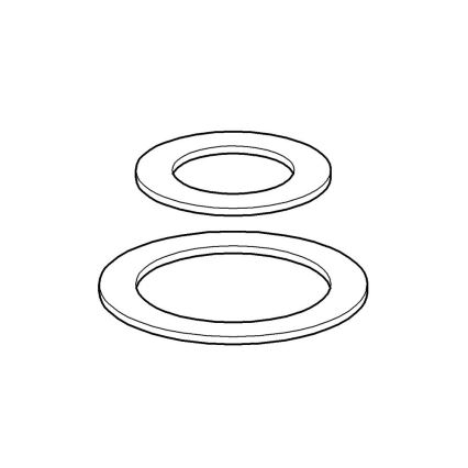 GROHE 43808000 - Melns blīvējums notekas virzuļam