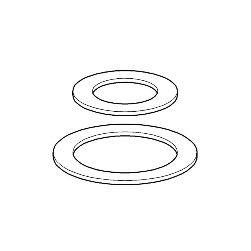 GROHE 43808000 - Melns blīvējums notekas virzuļam