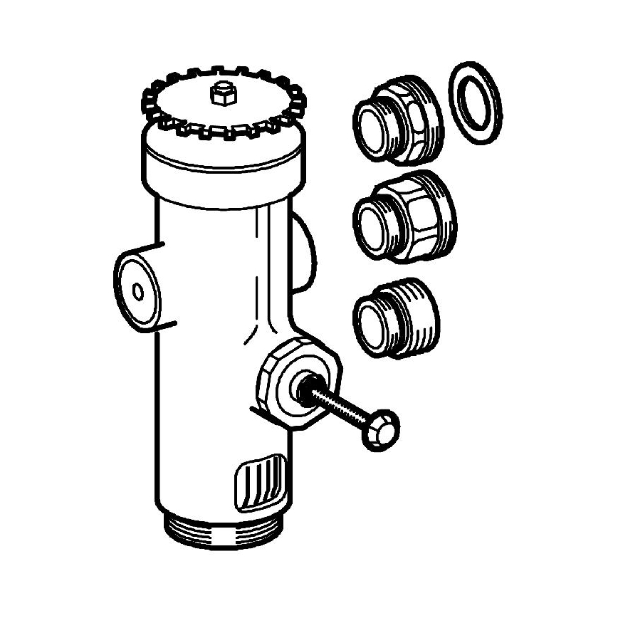 GROHE 43996000 - Spiediena skalošanas mehānisms RONDO 3” spīdīgs hroms