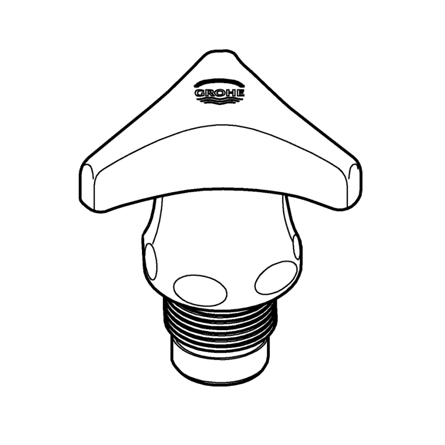 GROHE 45968000 - Vāciņš DN 15 TRECORN spīdīgi hromēts