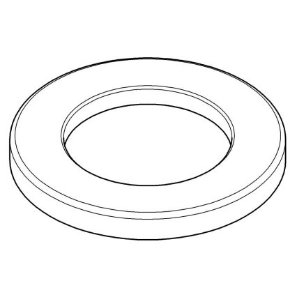 GROHE 48165000 - Hromēta pamatplāksne vienas sviras izlietnes un bidē jaucējkrāniem