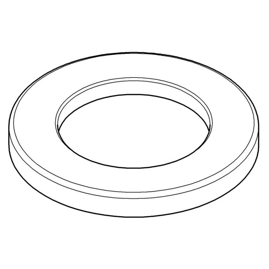 GROHE 48165000 - Hromēta pamatplāksne vienas sviras izlietnes un bidē jaucējkrāniem