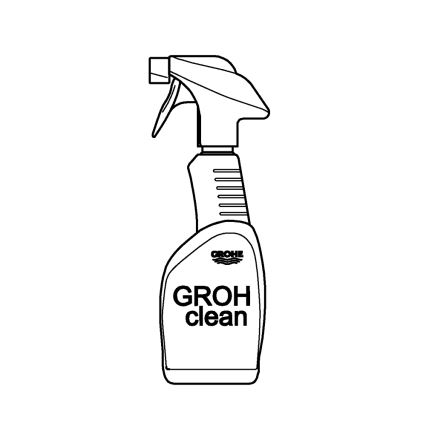 GROHE 48166000 - GROHCLEAN tīrīšanas līdzeklis, 500 ml