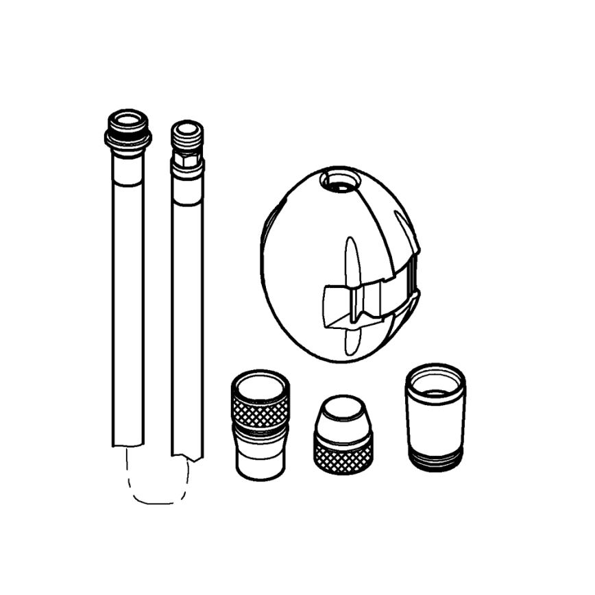 GROHE 48293000 - Dušas šļūtene UNIVERSAL 1425 mm, spīdīgs hroms
