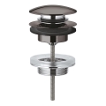 GROHE 65807A00 - Notekas komplekts ar aizbāzni izlietnēm ar pārplūdi, grafīta krāsā