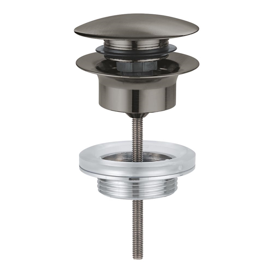 GROHE 65807AL0 - Noteku komplekts izlietnei ar pārplūdi, grafīta apdare