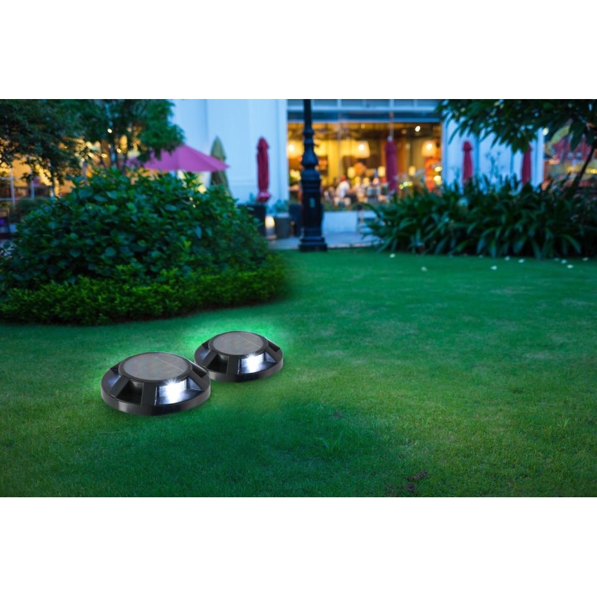 Grundig 12338 - LED Saules enerģijas lampa 3xLED/1xAAA 600 mAh