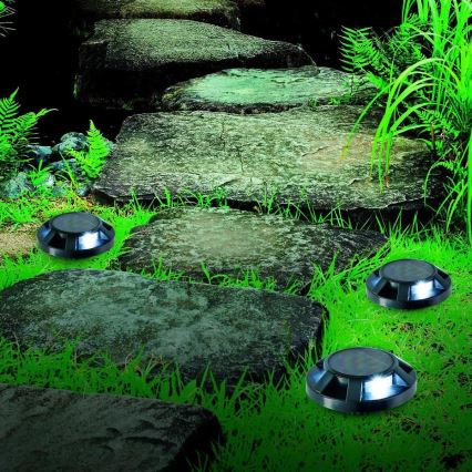 Grundig 12338 - LED Saules enerģijas lampa 3xLED/1xAAA 600 mAh