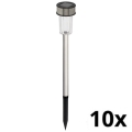Grundig - KOMPLEKTS 10x LED Saules gaismeklis LED/1,2V 40 mAh IP44