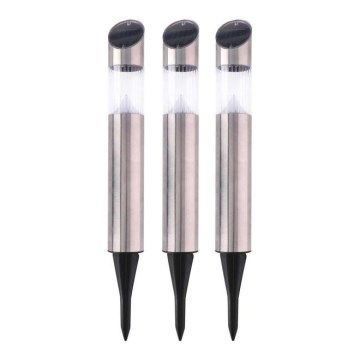 Grundig - KOMPLEKTS 3x LED Saules lampa LED/1,2V 600 mAh