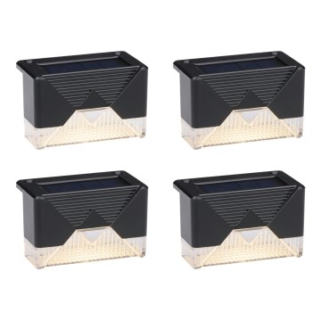 Grundig - KOMPLEKTS 4x LED Saules sienas lampa LED/1,2V 600 mAh IP44