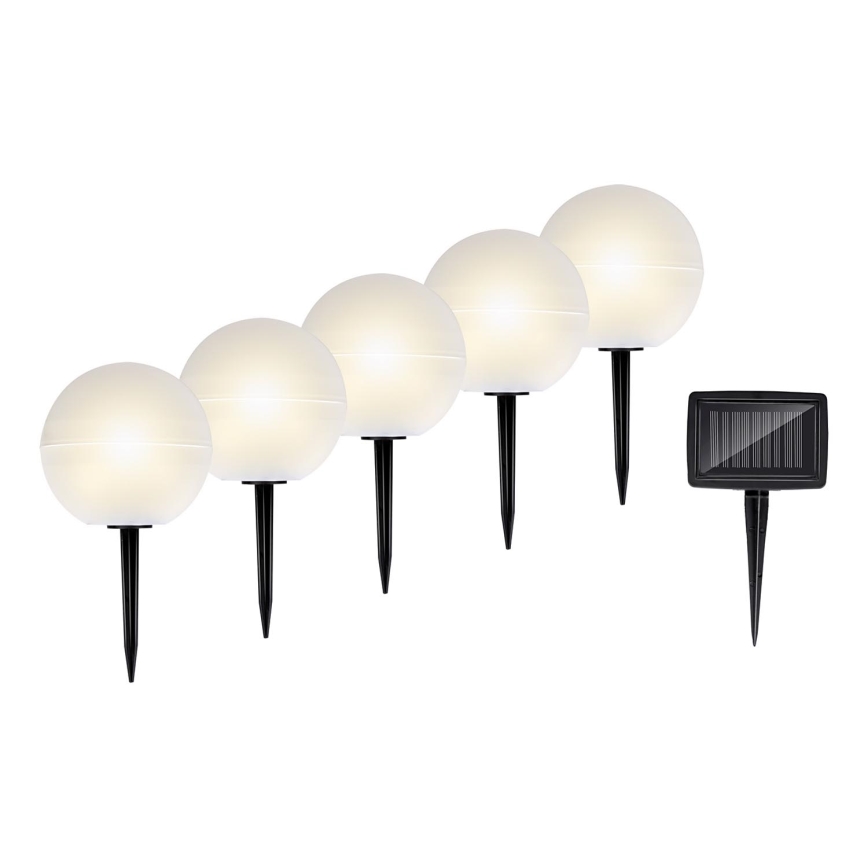 Grundig - KOMPLEKTS 5x LED RGBW  Saules enerģijas lampa LED/3,2V IP44