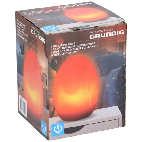 Grundig - LED Ar baterijām darbināma dekoratīva ola 3xAAA