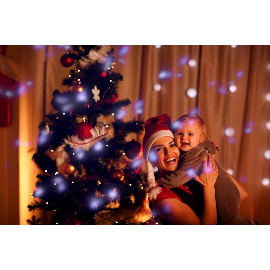 Grundig - LED Āra sniegpārslu projektors LED/5W/230V IP44 + tālvadības pults