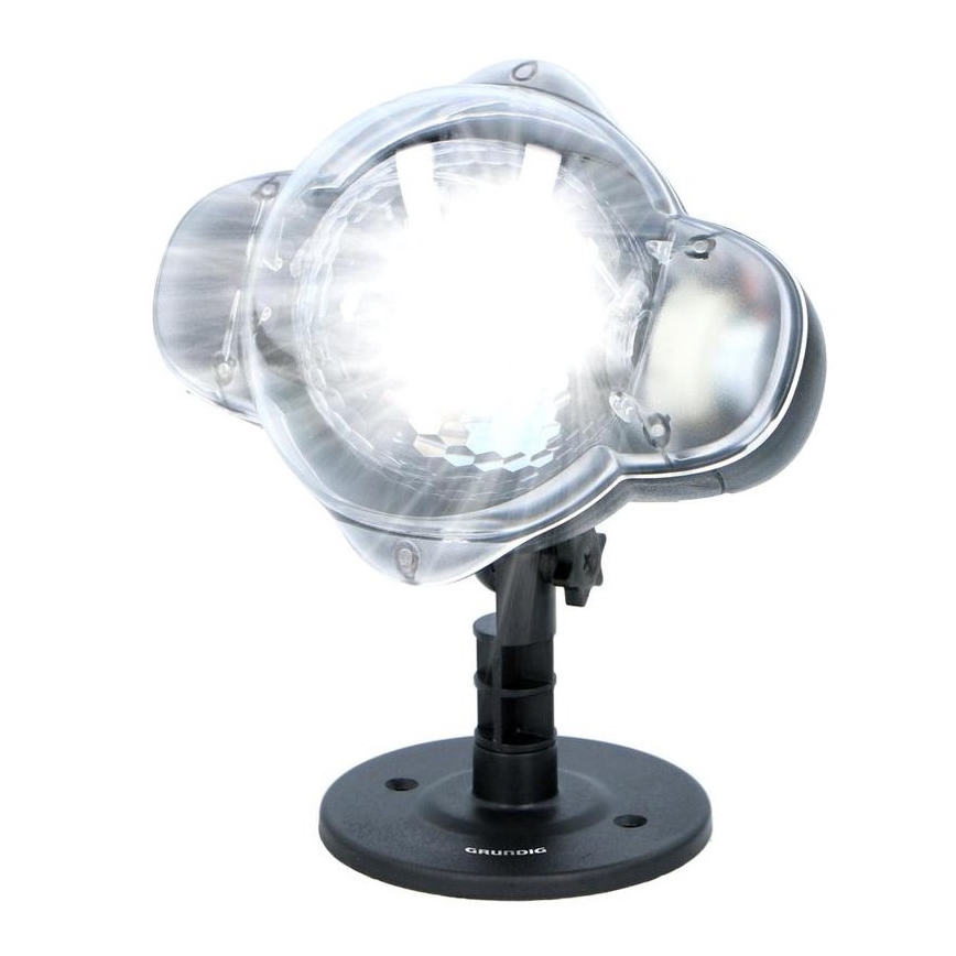 Grundig - LED Āra sniegpārslu projektors LED/5W/230V IP44 + tālvadības pults
