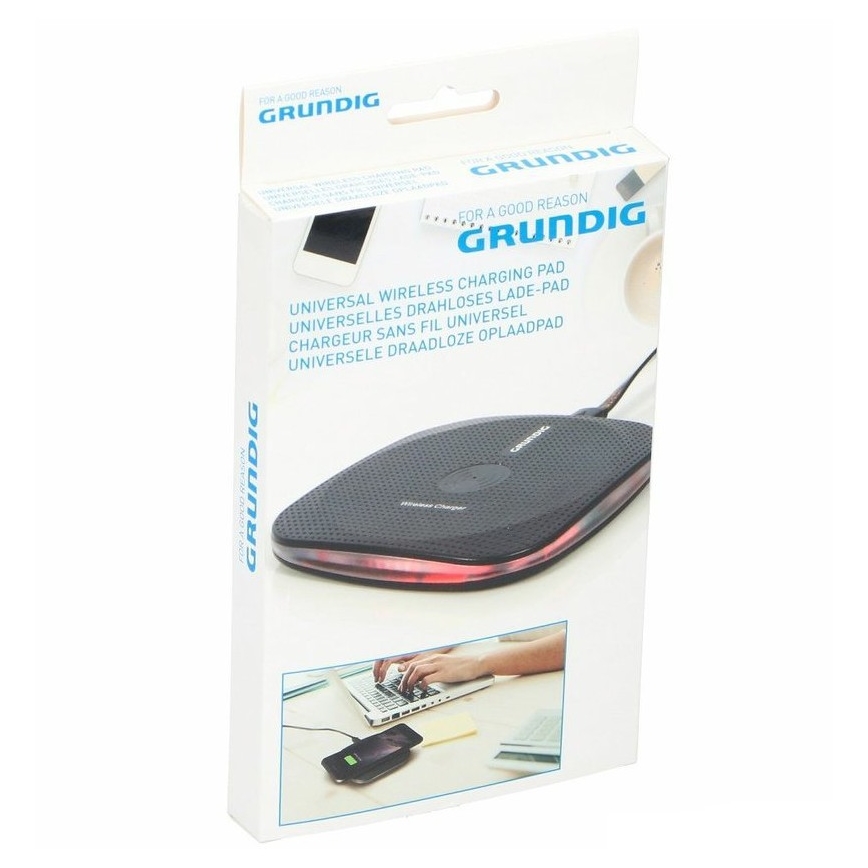 Grundig - LED Bezvadu tālruņa lādētājs LED/5W/5V