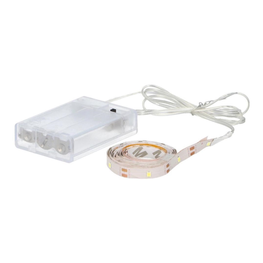 Grundig - LED Josla 2m LED/3xAA sarkana