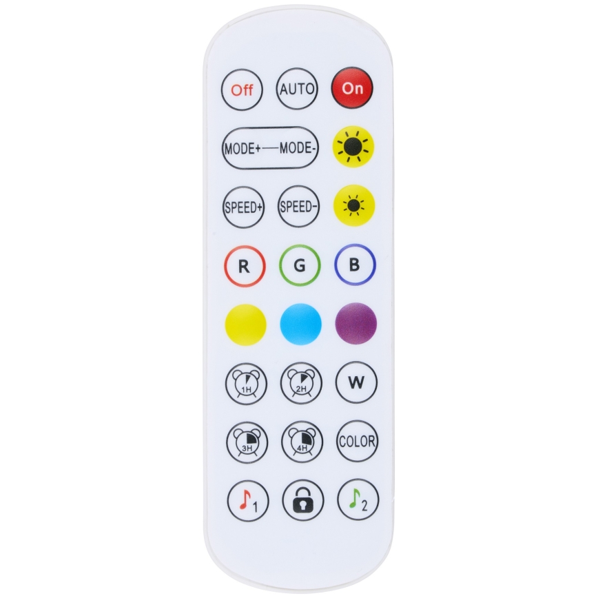 Grundig - LED RGB dimējama stāvlampa LED/5W/5V + tālvadības pulti