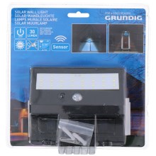 Grundig - LED Saules enerģijas gaismeklis ar sensoru 1xLED/0,25W/1xAA