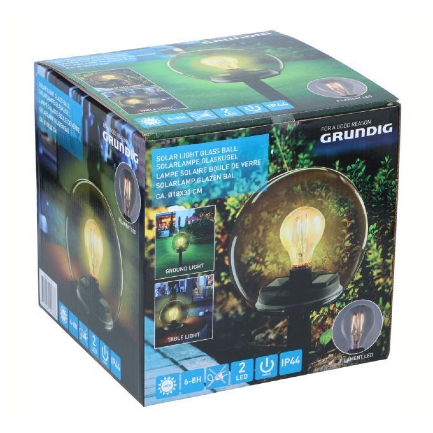 Grundig - LED Saules enerģijas gaismeklis LED/3,7V IP44