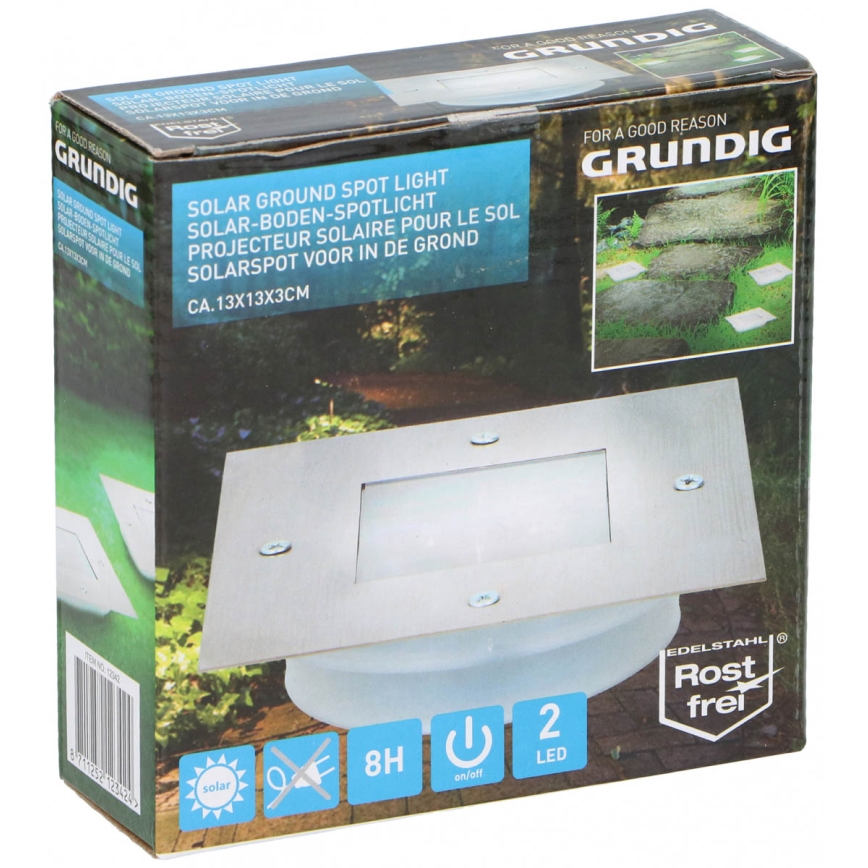 Grundig - LED Saules enerģijas iegremdējama lampa 2xLED/1,2V 600mAh IP44
