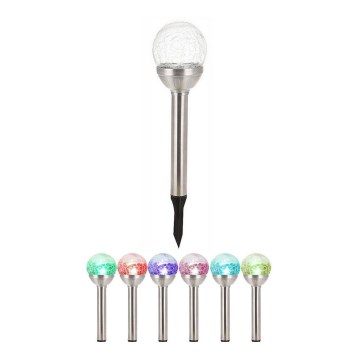Grundig - LED Saules enerģijas lampa 1xLED/1,2V 600 mAh daudzkrāsains