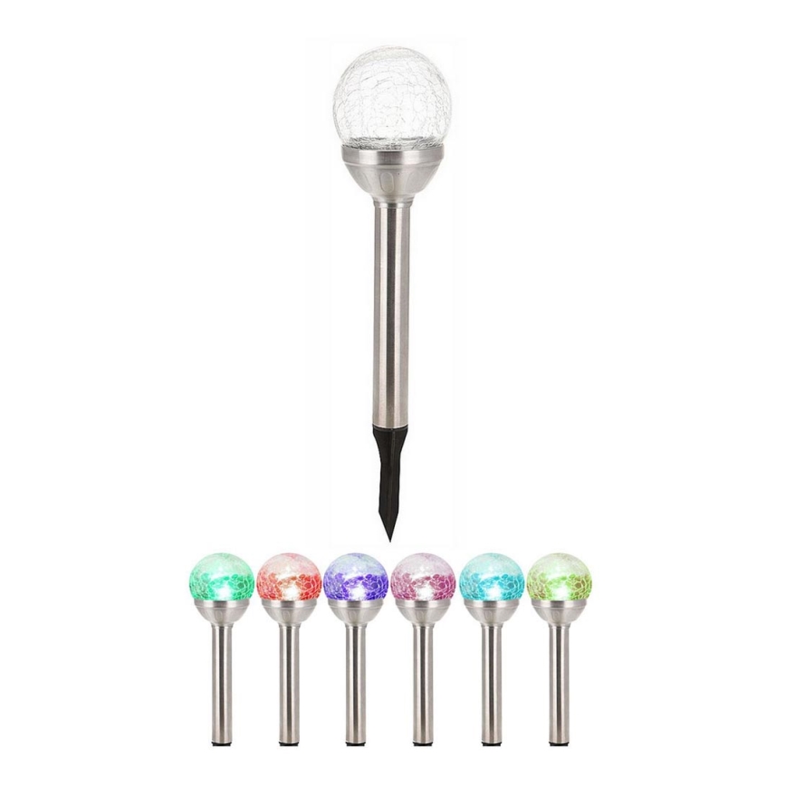 Grundig - LED Saules enerģijas lampa 1xLED/1,2V 600 mAh daudzkrāsains