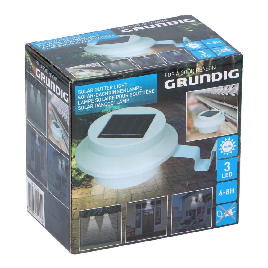 Grundig - LED Saules enerģijas lampa ar turētāju 3xLED/1xAA 600 mAh