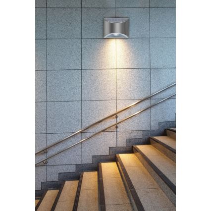 Grundig - LED Saules enerģijas sienas gaismeklis ar sensoru LED/1,2V