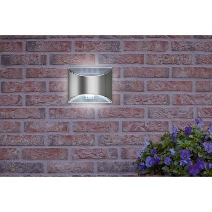 Grundig - LED Saules enerģijas sienas gaismeklis ar sensoru LED/1,2V