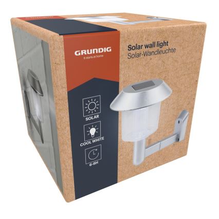 Grundig - LED Saules enerģijas sienas lampa LED/1,2V
