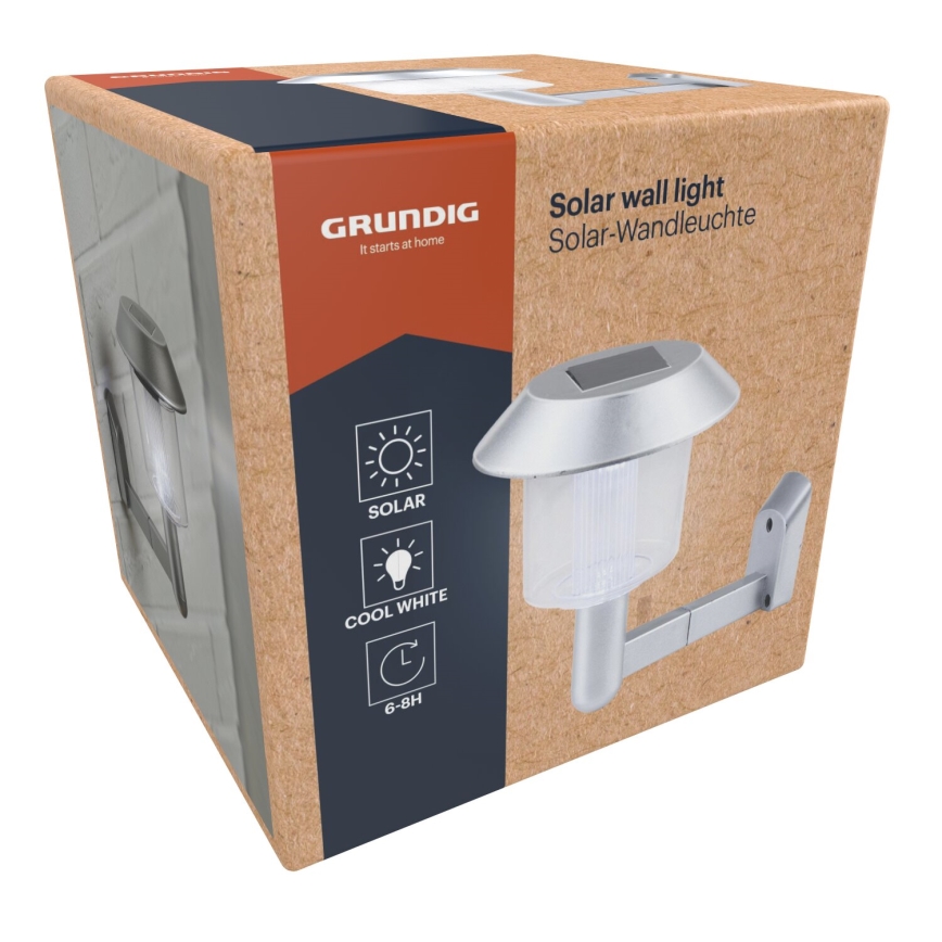 Grundig - LED Saules enerģijas sienas lampa LED/1,2V