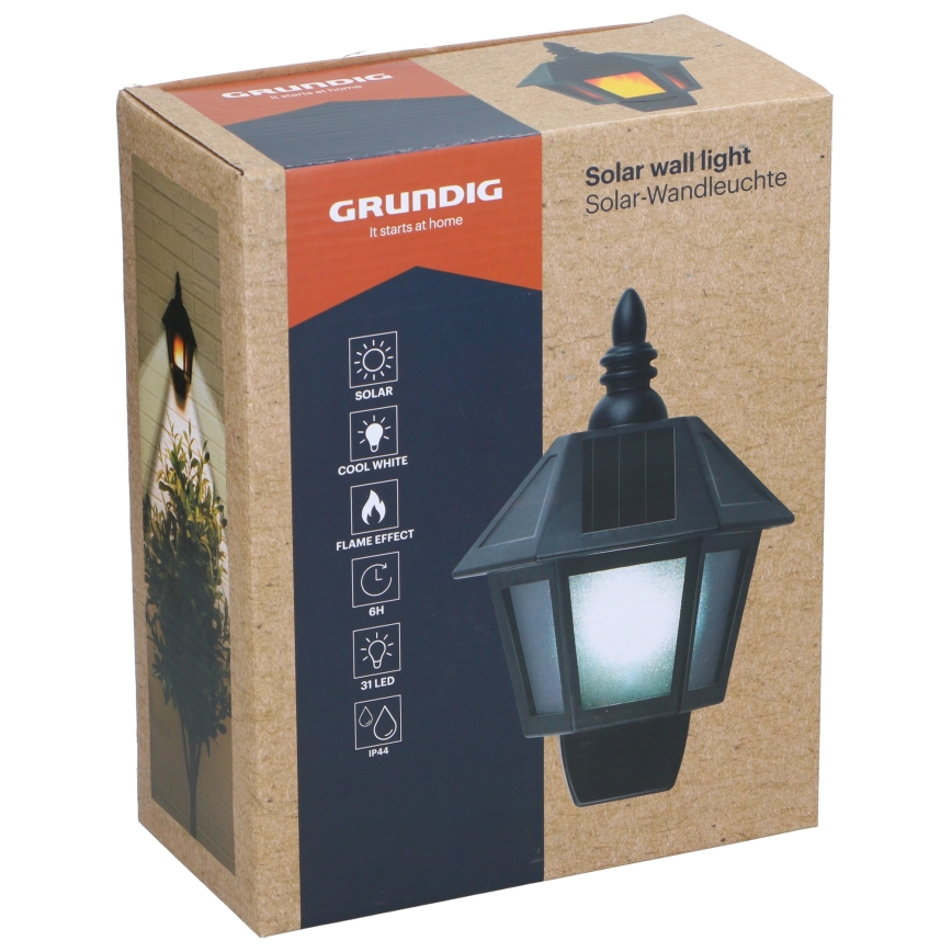Grundig - LED Saules enerģijas sienas lampa LED/1,2V IP44